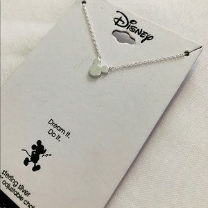 New Mickey Mouse Necklace Silver Tone!